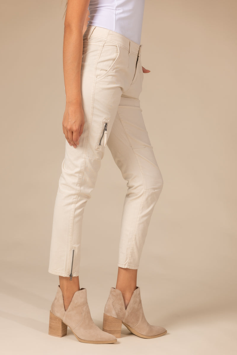 twill chino pant women