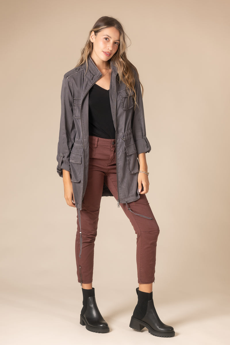 twill chino pant women