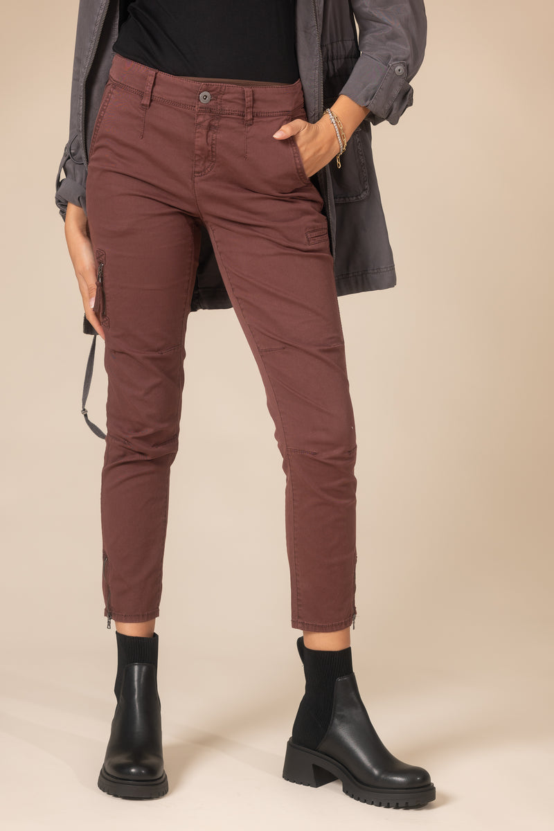 twill chino pant women