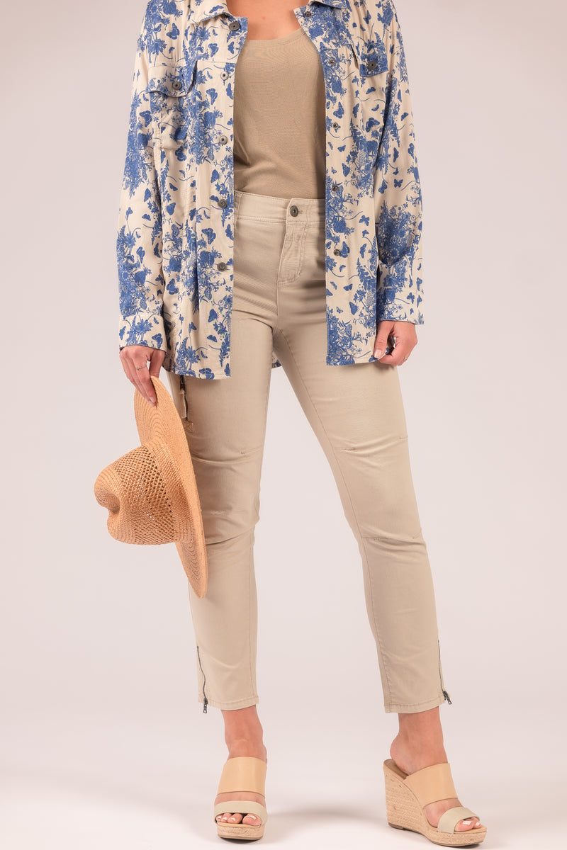 twill chino pant women