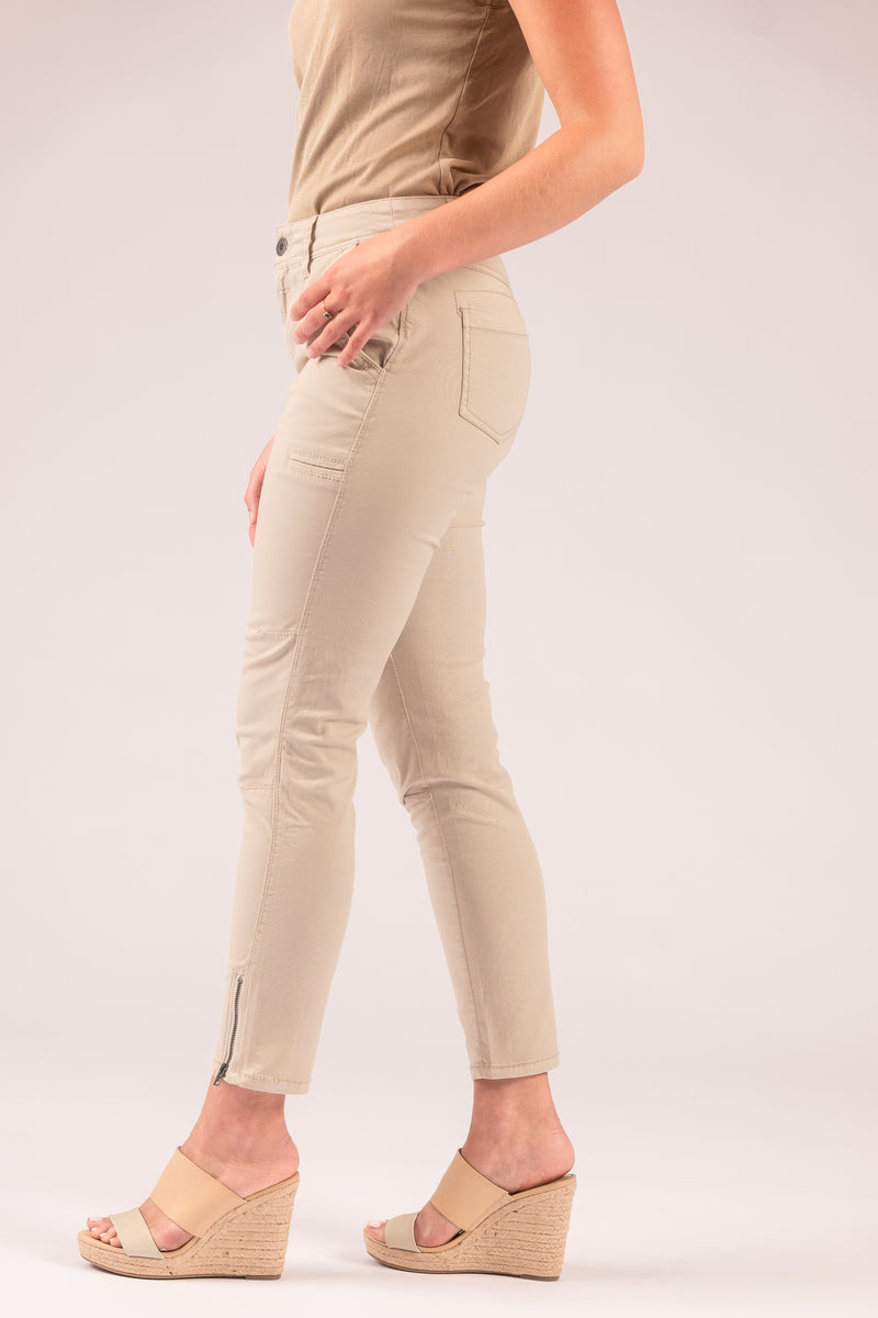 twill chino pant women