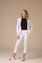 Solid Stretch Poplin Jogger