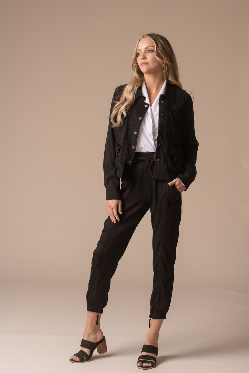 Vern Solid Cupro Jacket