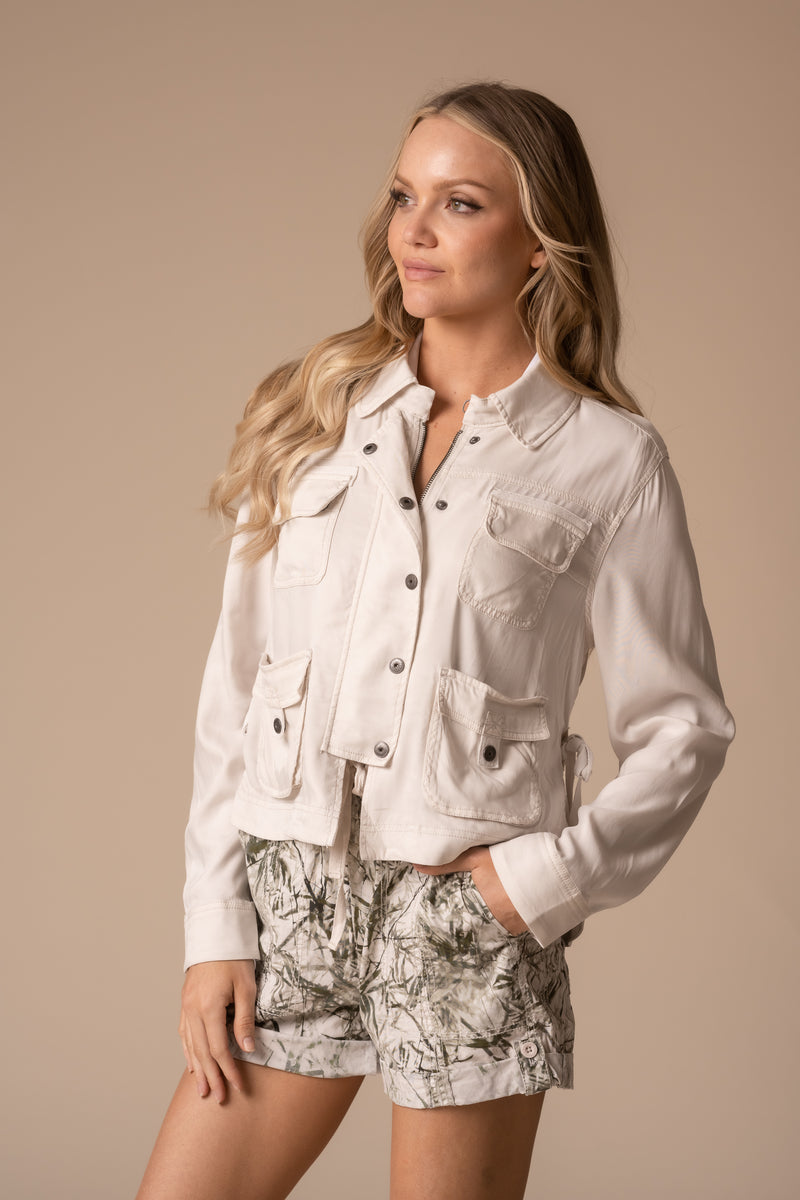 Vern Solid Cupro Jacket