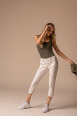 Solid Stretch Poplin Pant