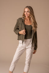 Solid Stretch Poplin Pant