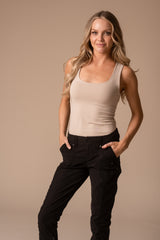Solid Stretch Poplin Pant