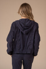  Solid Cupro Hoodie