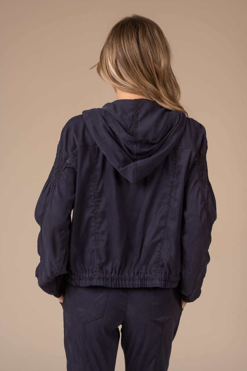 Solid Cupro Hoodie