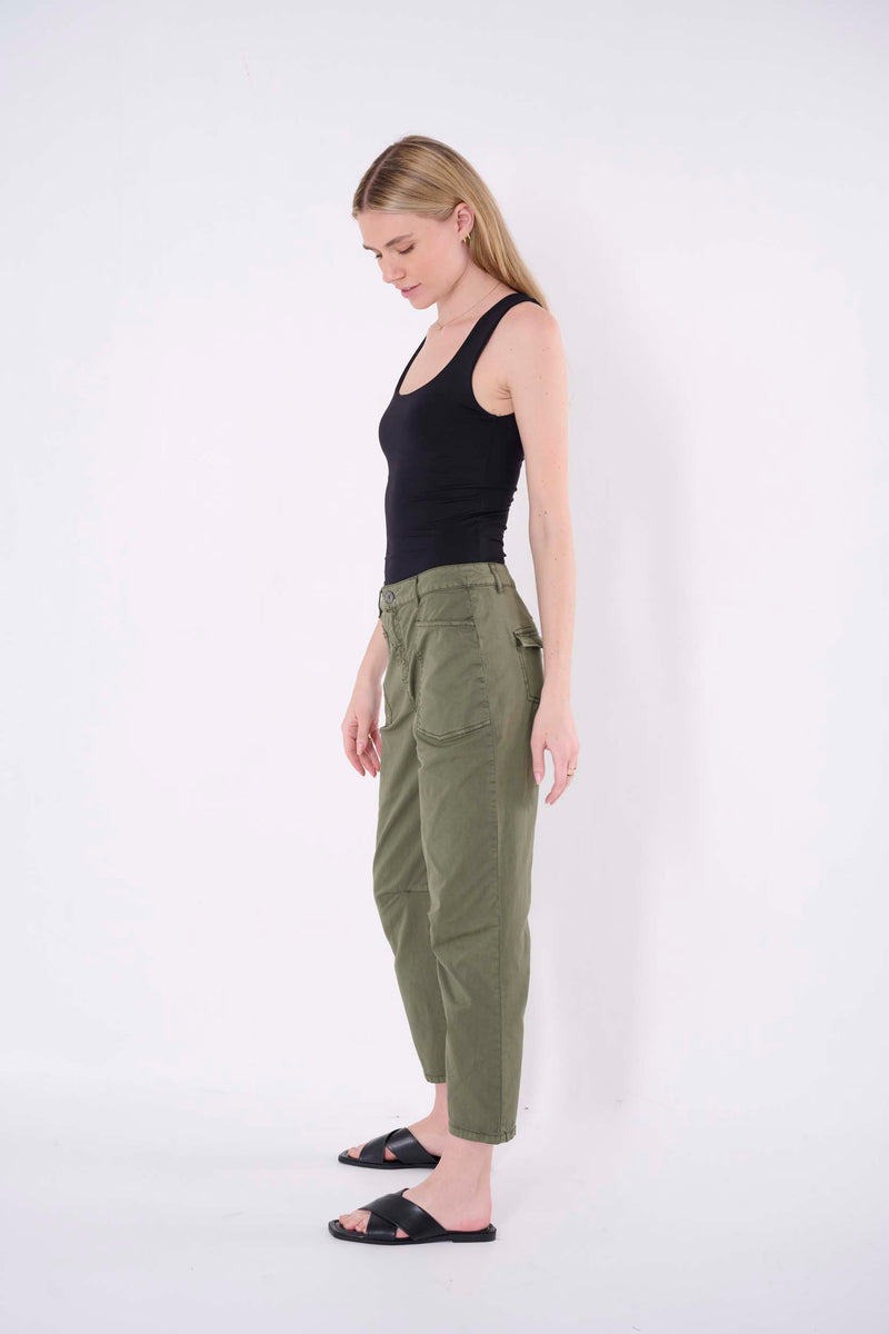 cotton calina solid pant women