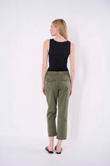 cotton calina solid pant women