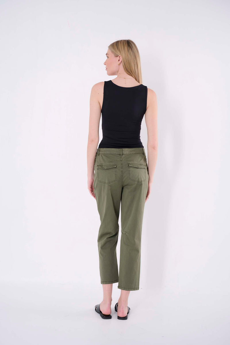 cotton calina solid pant women
