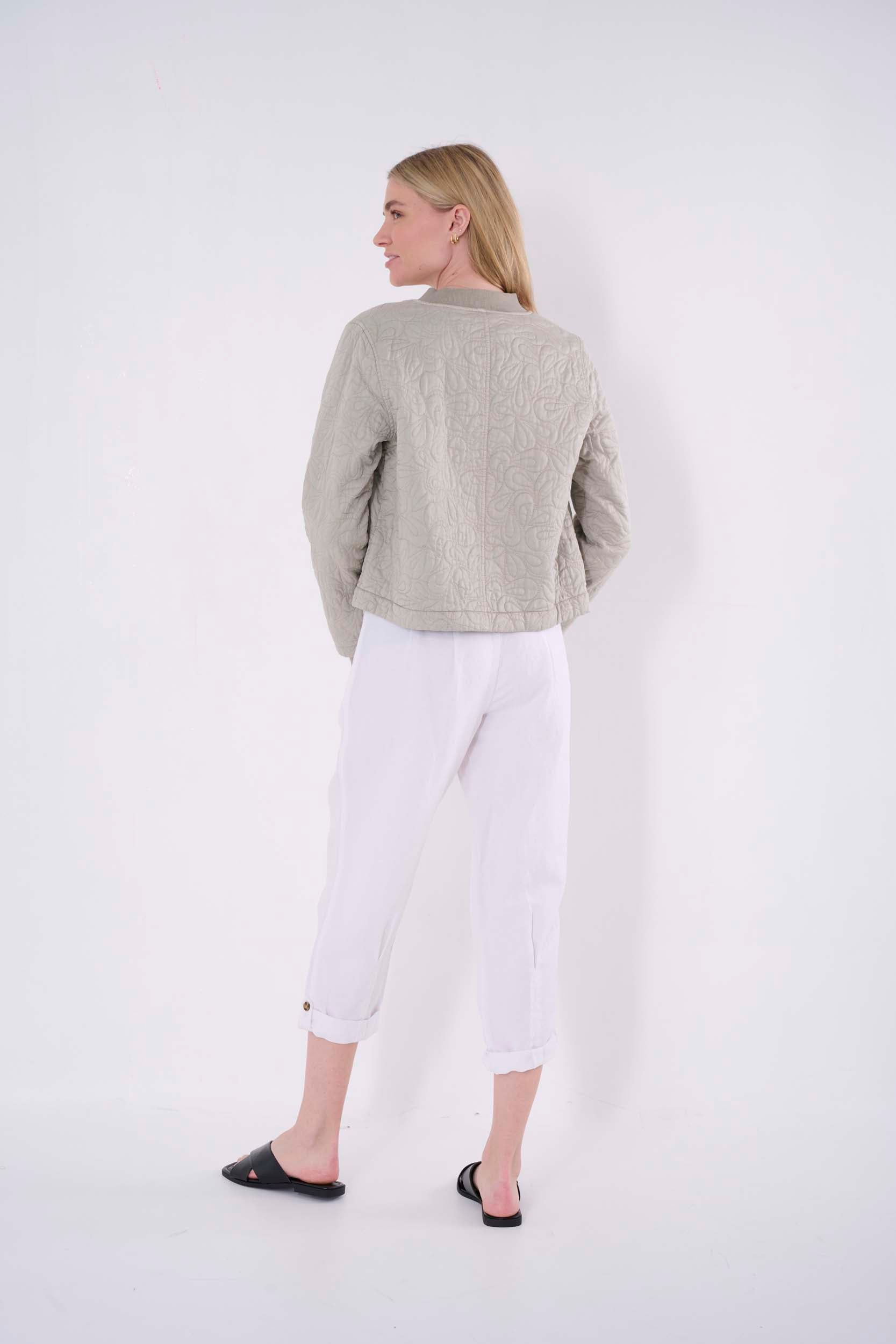 Solid Pleated Pant