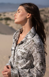 Vern Printed Cupro Jacket