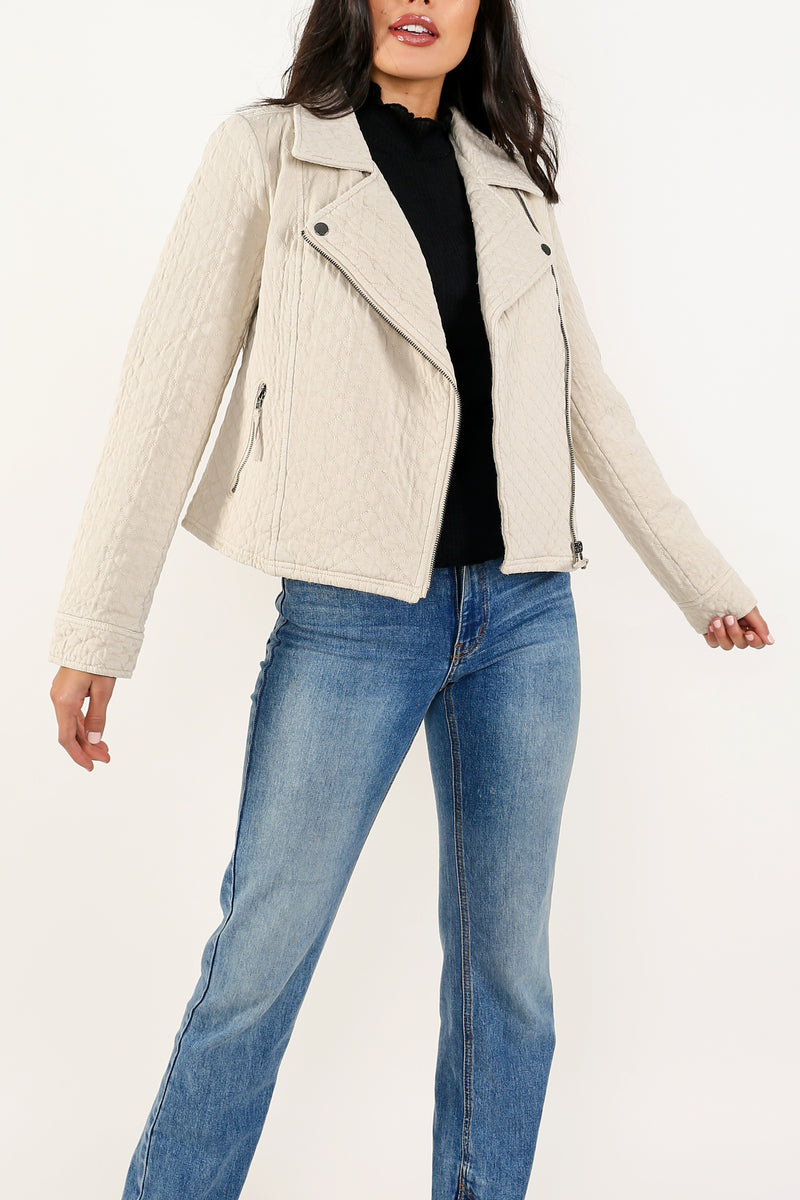 Anderson Quilted Moto Jacket - Marrakech Clothing