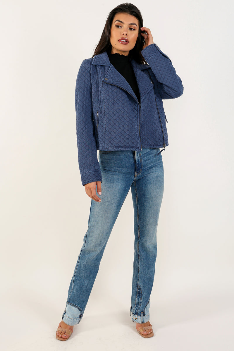 Anderson Quilted Moto Jacket - Marrakech Clothing