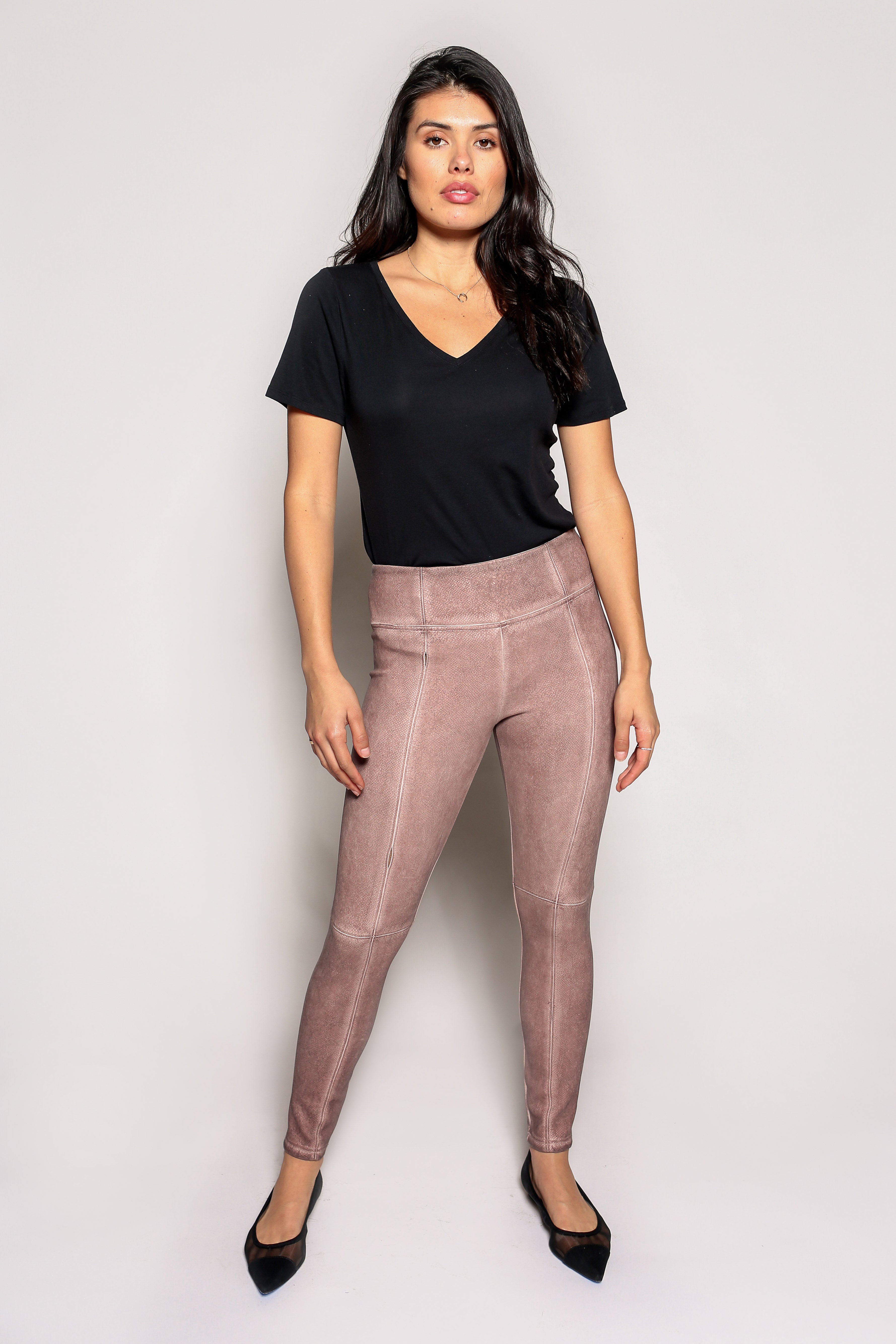 Amelia Scuba Suede Legging - Marrakech Clothing