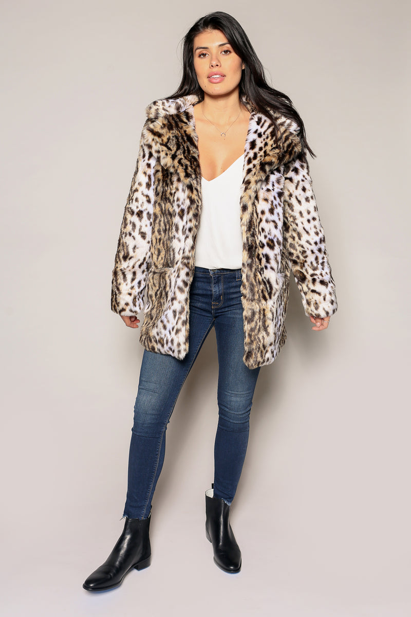 Mirabeau Leopard Faux Fur Coat - Marrakech Clothing
