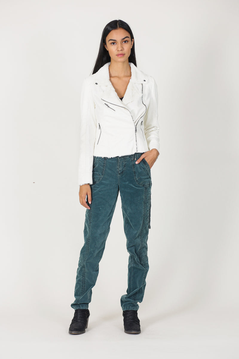 Distressed Sherpa Coat
