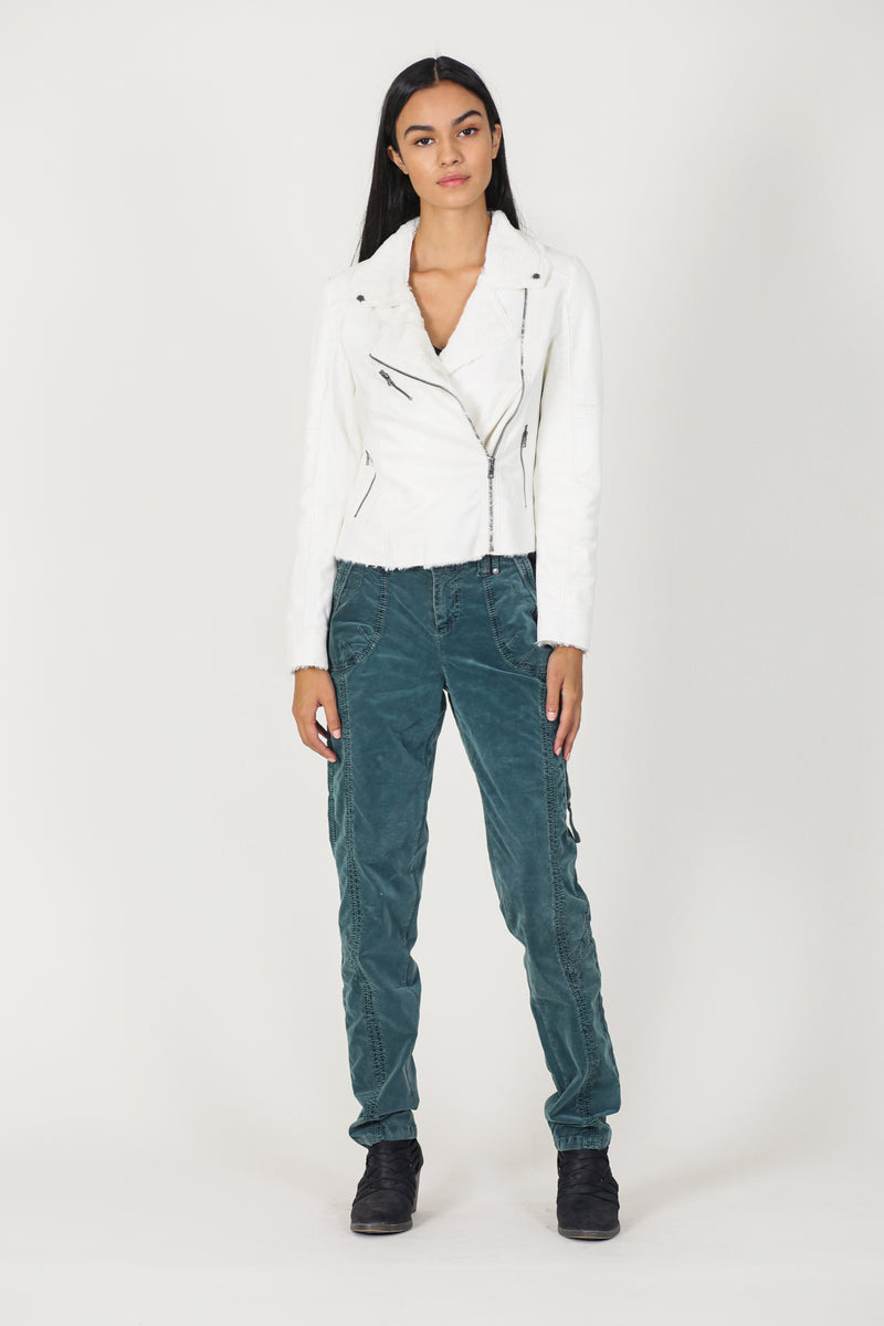 Distressed Sherpa Coat