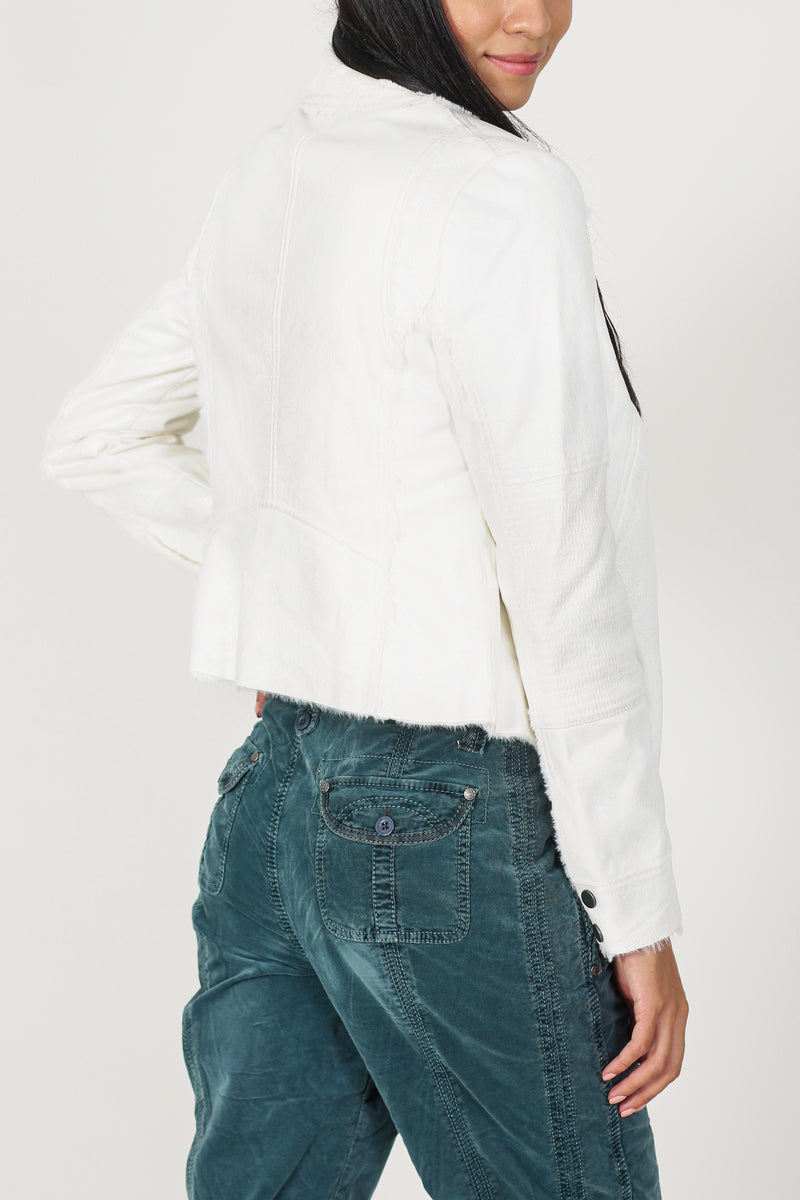 Distressed Sherpa Coat