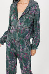 Hera Cupro Hoodie Jacket