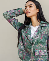 Linen Moto Jacket