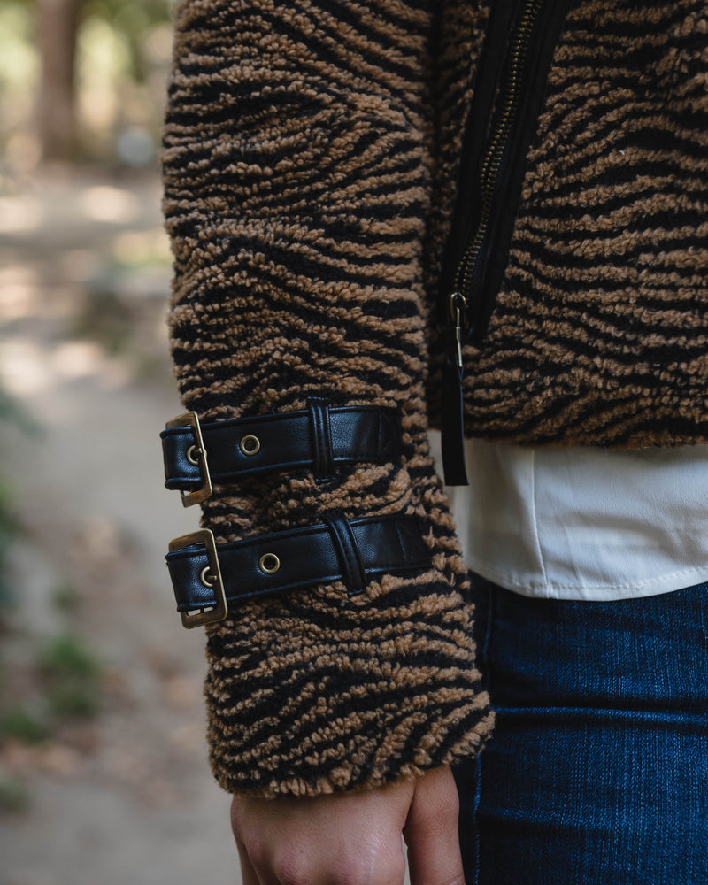 Vera Sherpa Moto Jacket