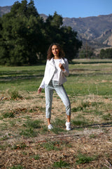 Stretch Poplin Zipper Jogger Pant