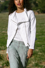 Stretch Poplin Zipper Jogger Pant