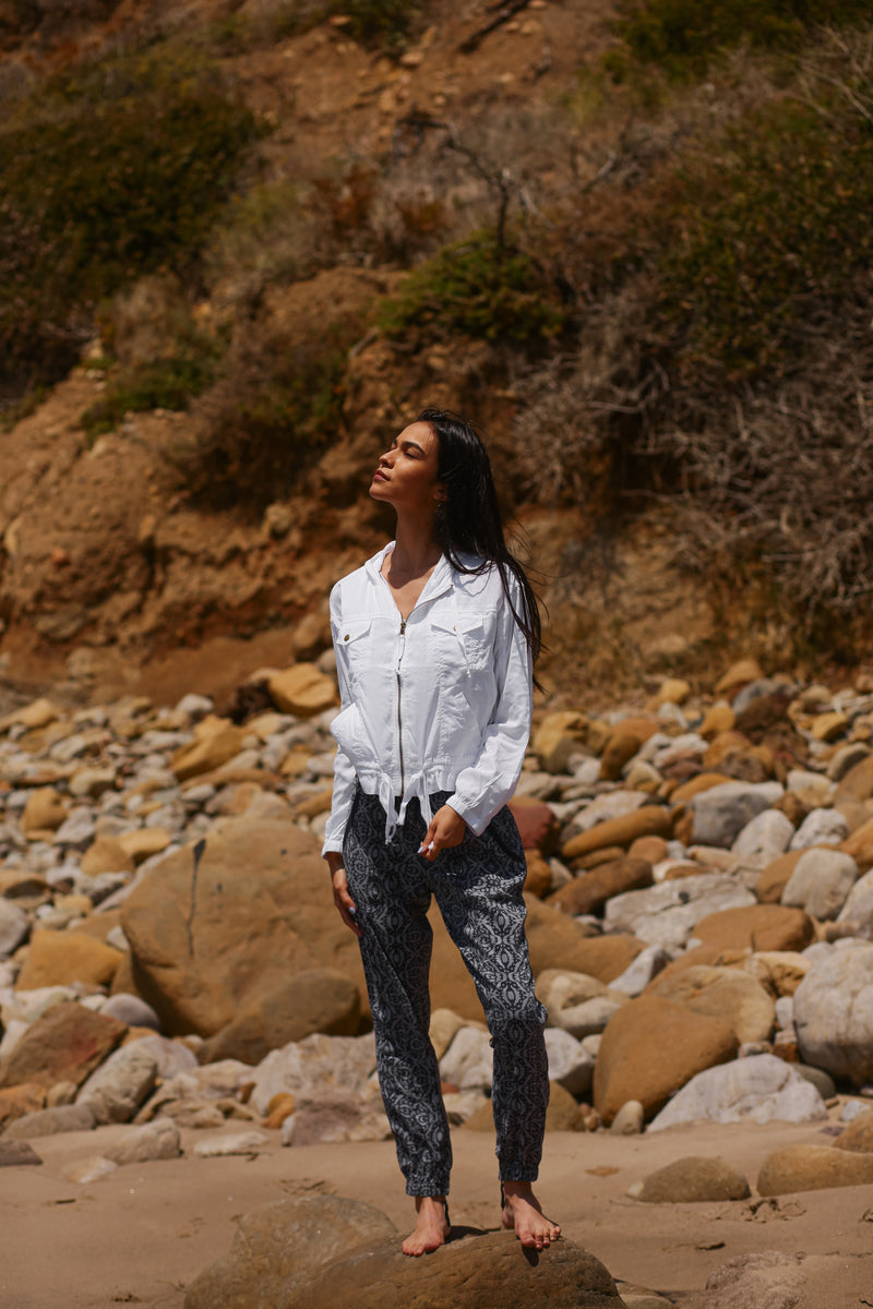 Oahu Stretch Cupro Jacket