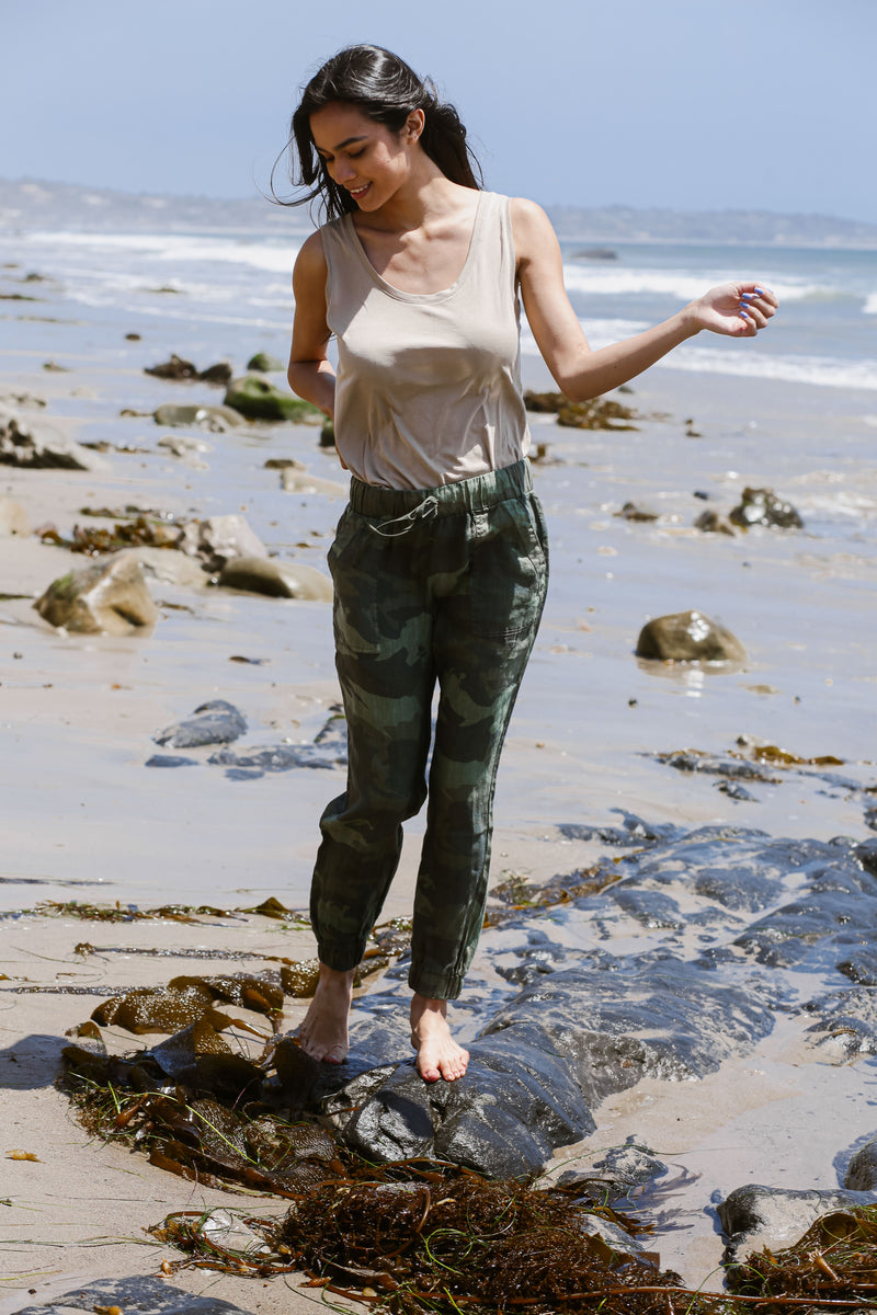  Linen Jogger Pant