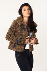 Vera Sherpa Moto Jacket - Marrakech Clothing