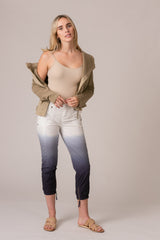 Stretch Poplin Zipper Jogger Pant