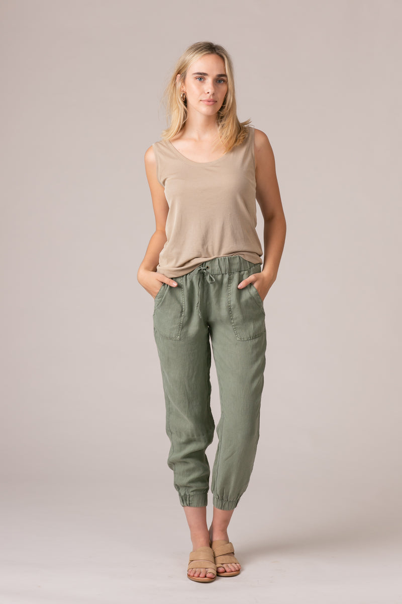  Linen Jogger Pant