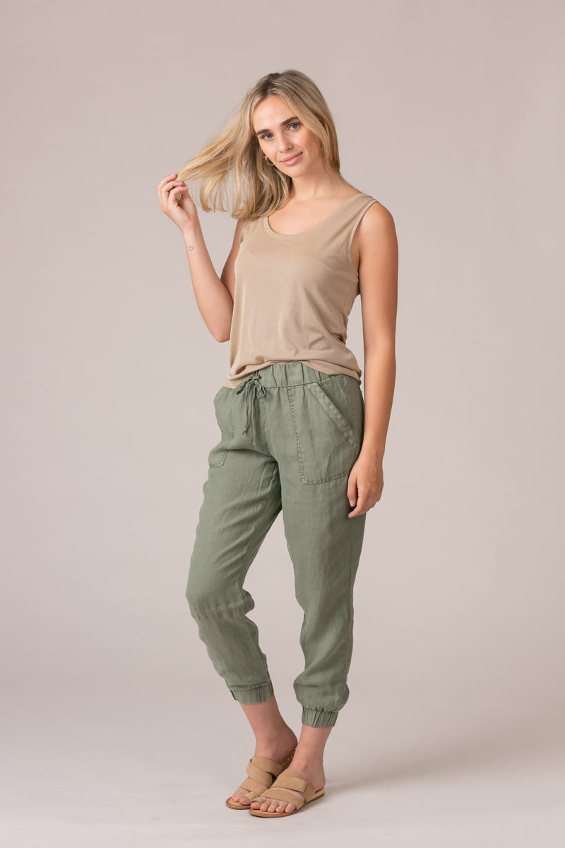  Linen Jogger Pant