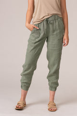  Linen Jogger Pant