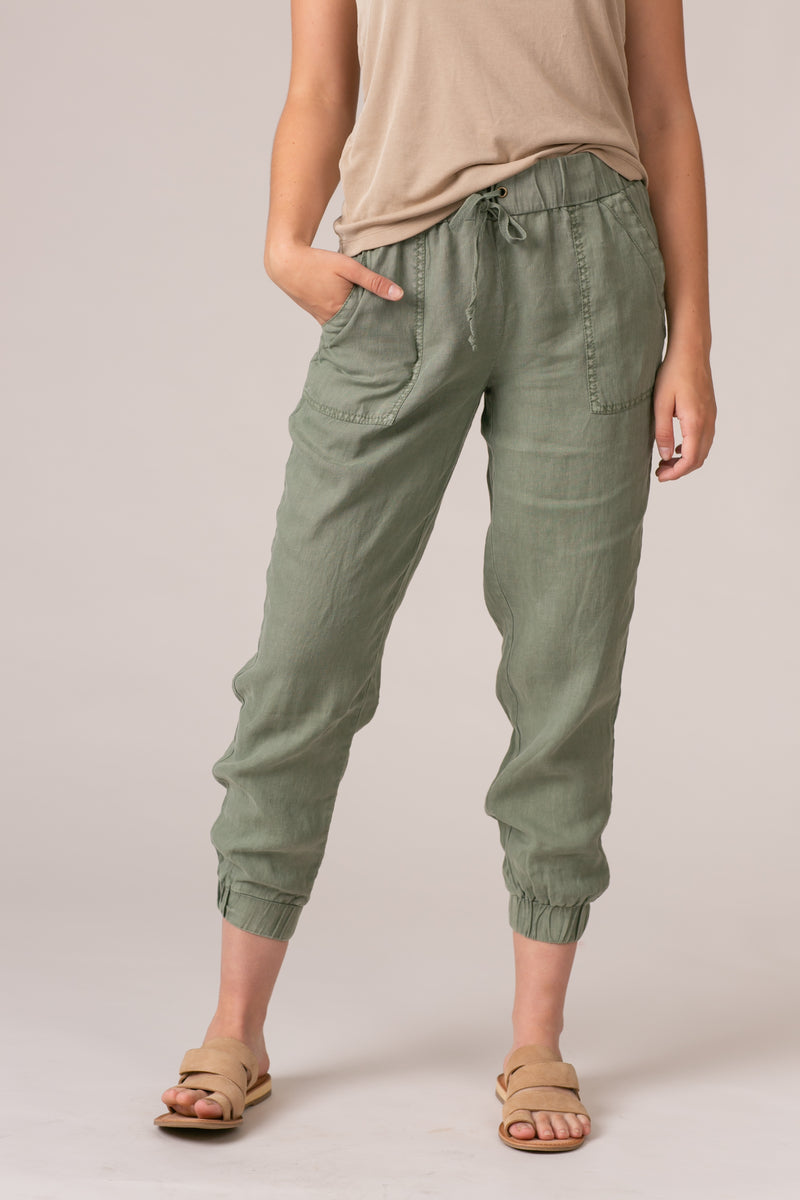  Linen Jogger Pant