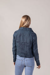  Linen Moto Jacket