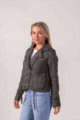  Linen Moto Jacket