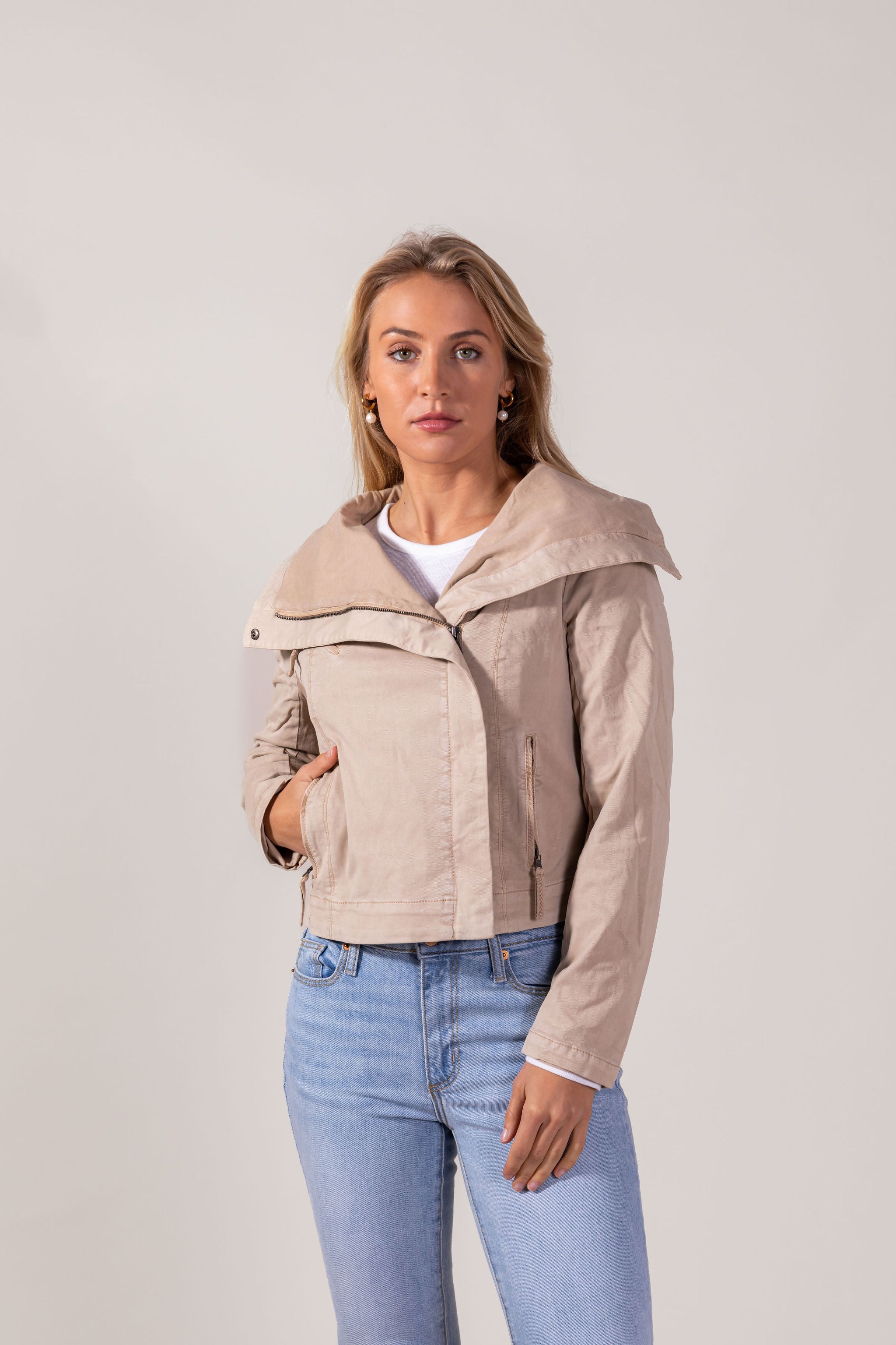 Drapey Moto Jacket