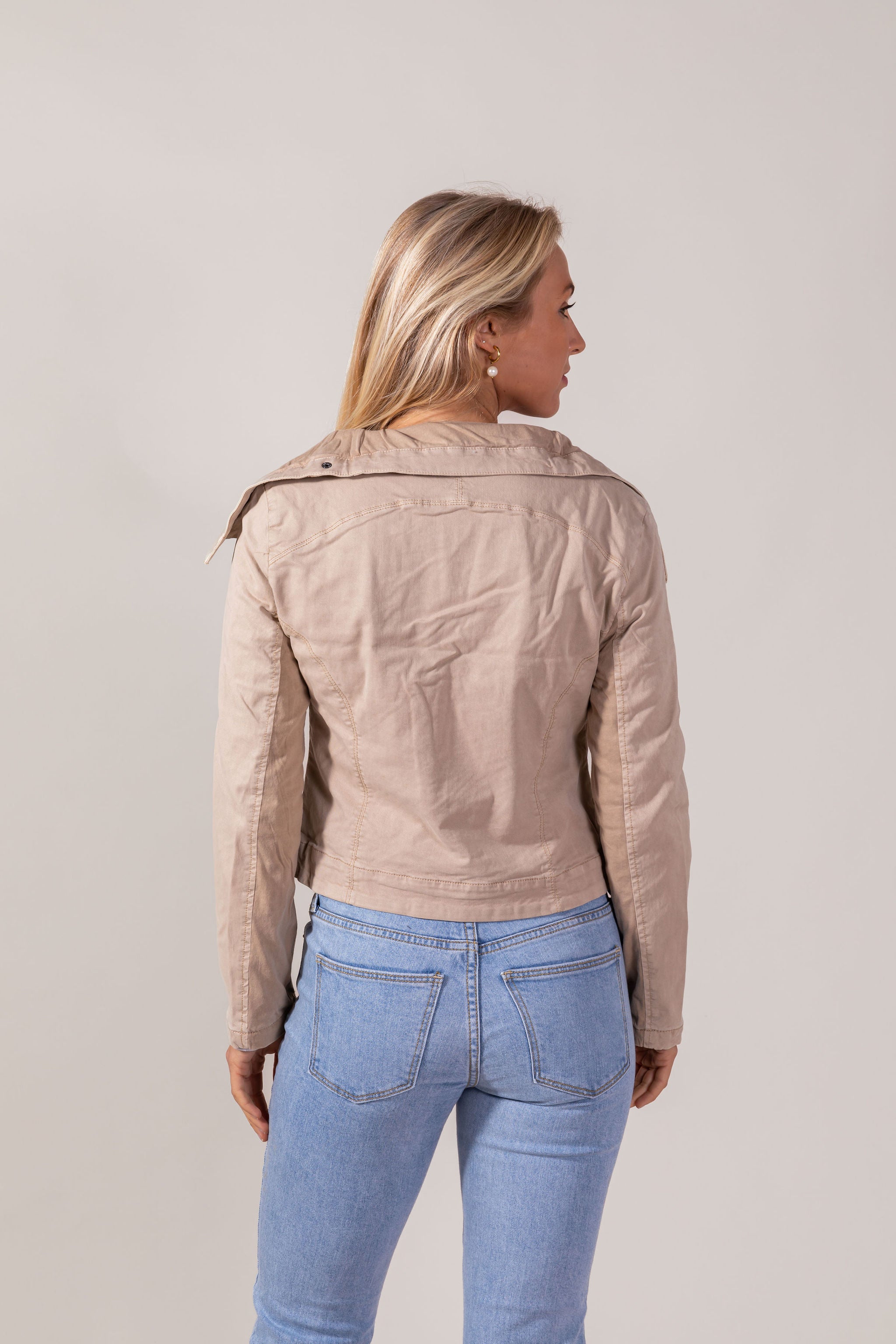 Drapey Moto Jacket