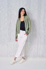  Solid Linen Pant