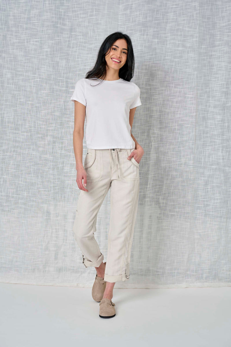  Solid Linen Pant