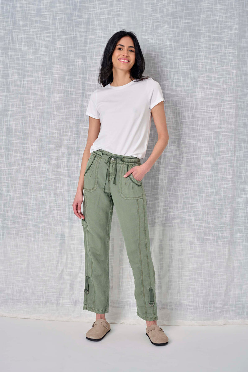  Solid Linen Pant