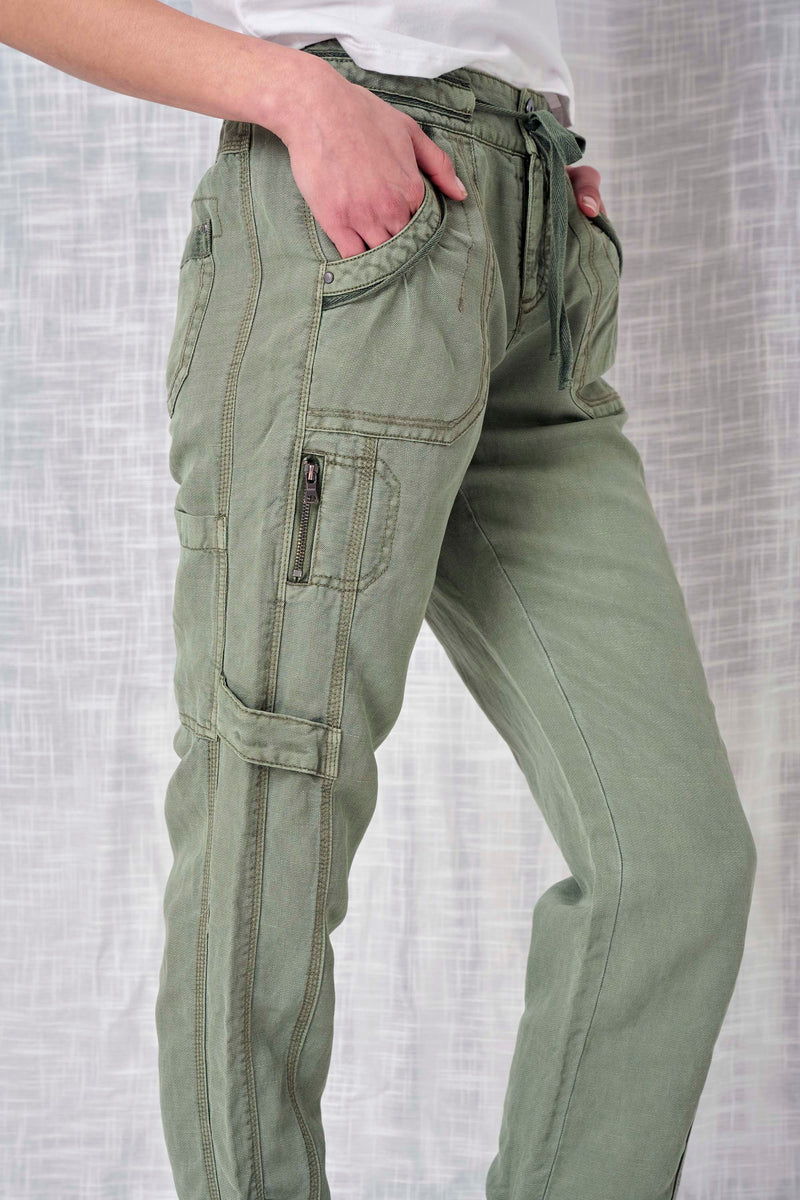  Solid Linen Pant