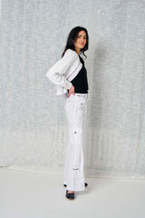 Solid Stretch Poplin Pant