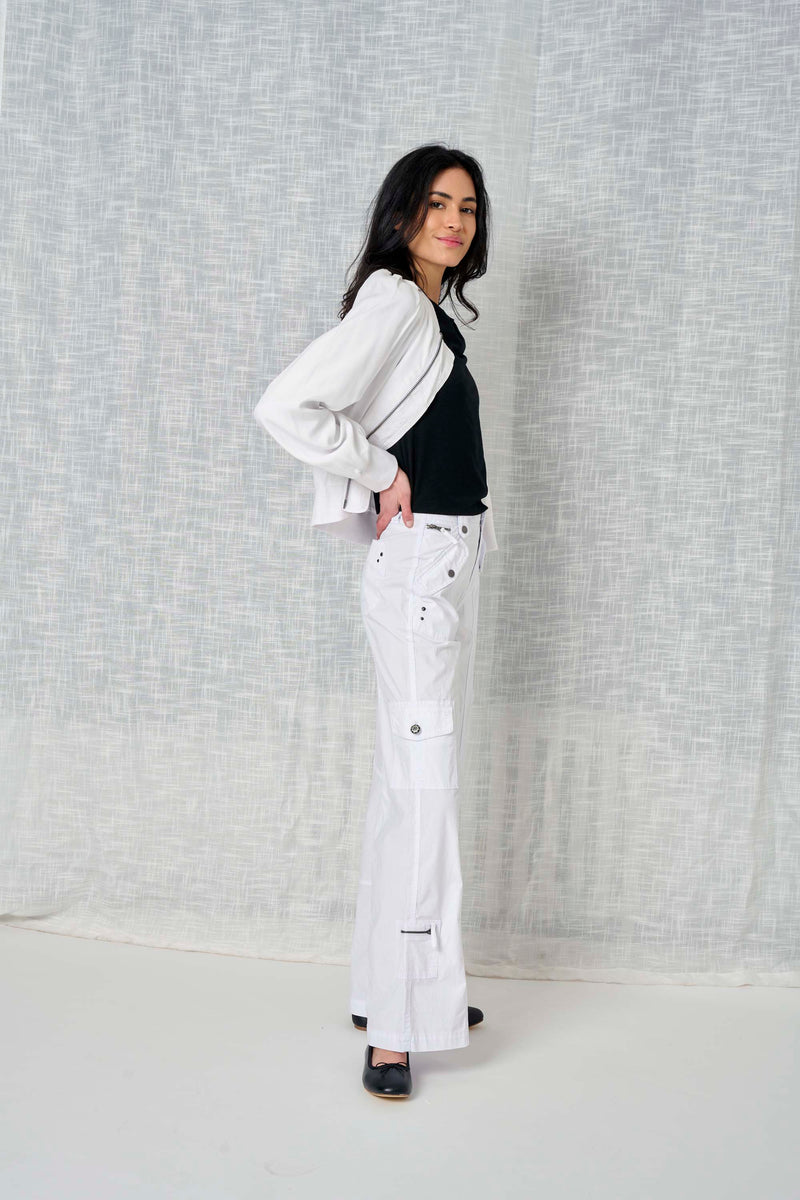 Solid Stretch Poplin Pant