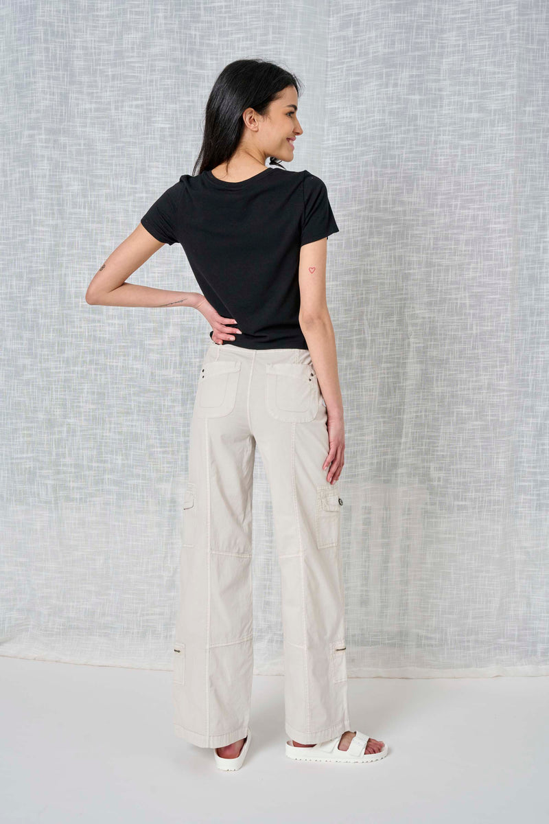 Solid Stretch Poplin Pant
