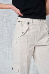 Solid Stretch Poplin Pant